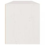 3 részes TV szekrény szett Fehér tömörfa fenyő