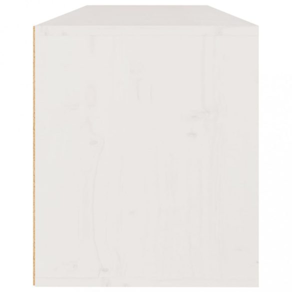 3 részes TV szekrény szett Fehér tömörfa fenyő