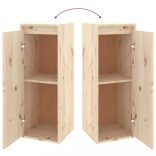 2 darab tömör fenyőfa TV-szekrény