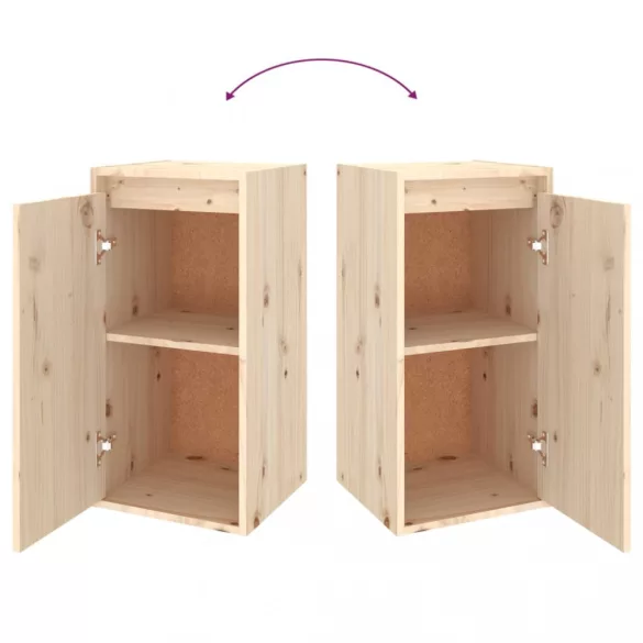 3 darab tömör fenyőfa TV-szekrény