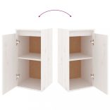 6 darab fehér tömör fenyőfa TV-szekrény