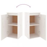 6 darab fehér tömör fenyőfa TV-szekrény