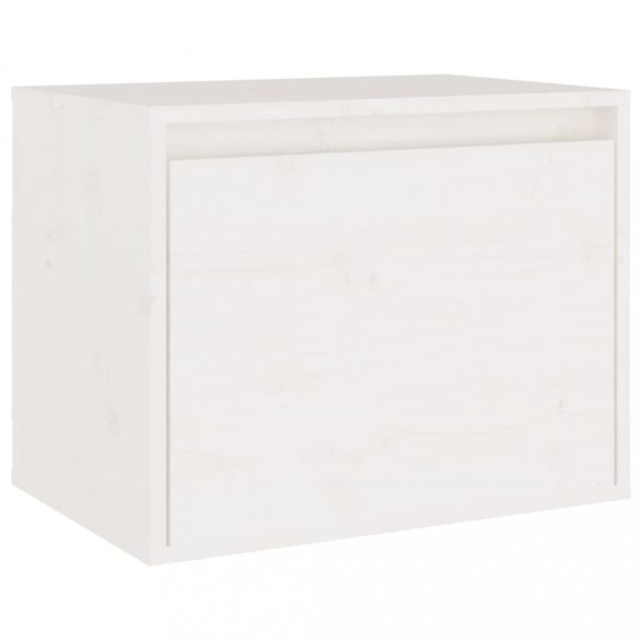 4 darab fehér tömör fenyőfa TV-szekrény