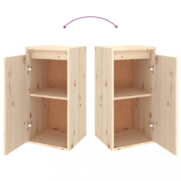 4 darab tömör fenyőfa TV-szekrény