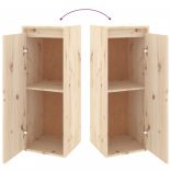 4 darab tömör fenyőfa TV-szekrény