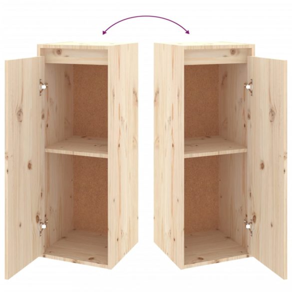 4 darab tömör fenyőfa TV-szekrény