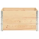 3 db tömör fenyőfa raklapmagasító 50 x 100 cm