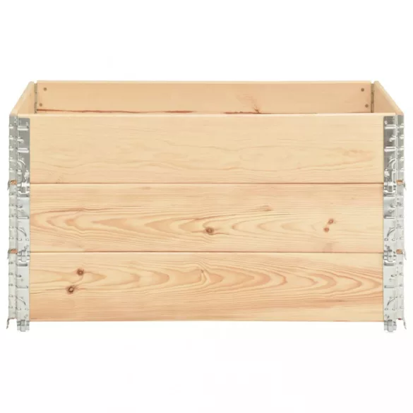 3 db tömör fenyőfa raklapmagasító 50 x 100 cm