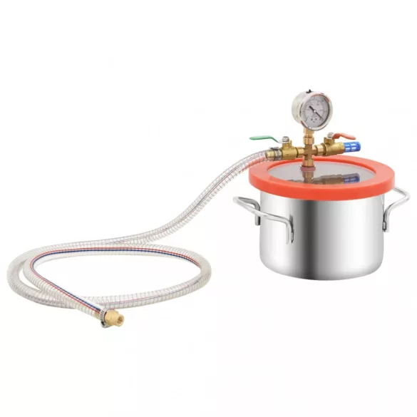 vákuumkamra kétfokozatú szivattyúval 3,7 L