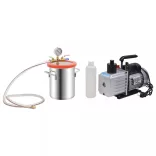 vákuumkamra kétfokozatú szivattyúval 5,5 L