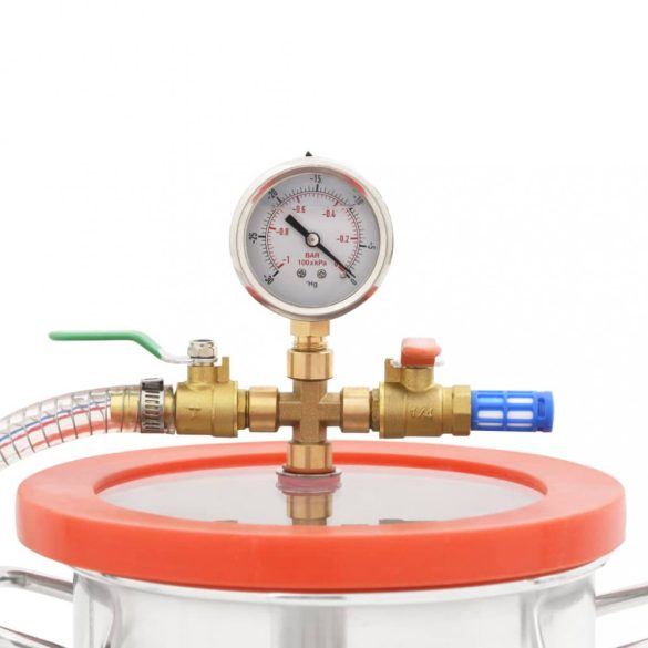 vákuumkamra egyfokozatú szivattyúval 5,5 L