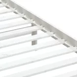 fehér tömör fenyőfa ágykeret 100 x 200 cm