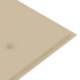 tömör tíkfa Batavia pad bézs párnával 150 cm
