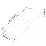 tömör tíkfa Batavia pad bézs párnával 150 cm