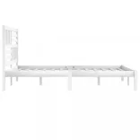 fehér tömör fenyőfa ágy matrac nélkül 180 x 200 cm