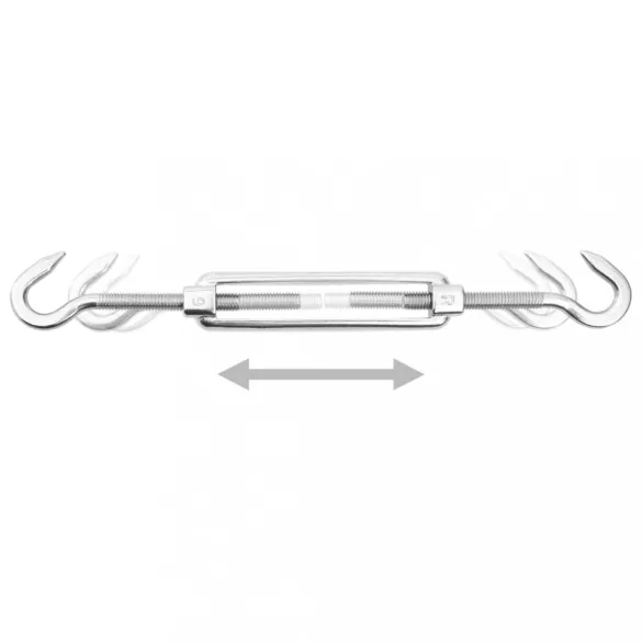 9 darabos rozsdamentes acél napvitorla-tartozékszett