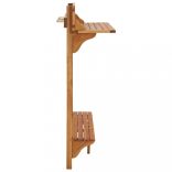 tömör akácfa erkély bárasztal 90 x 37 x 122,5 cm