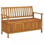 tömör akácfa kerti tárolópad 120 cm