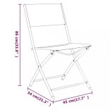 9 részes szürke és fekete kerti étkezőgarnitúra