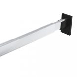 4 db ezüst teleszkópos gardróbsín 58-100 cm