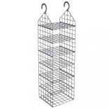 2 db akasztós szekrényrendező 7 polccal