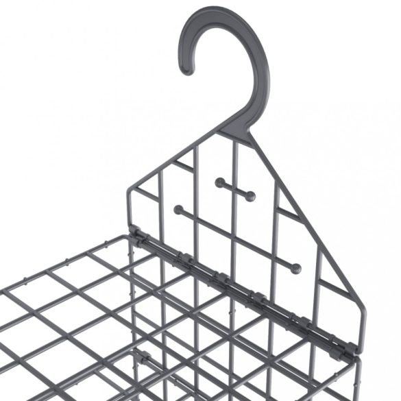 2 db akasztós szekrényrendező 7 polccal