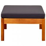 2 db tömör akácfa kerti lábtartó