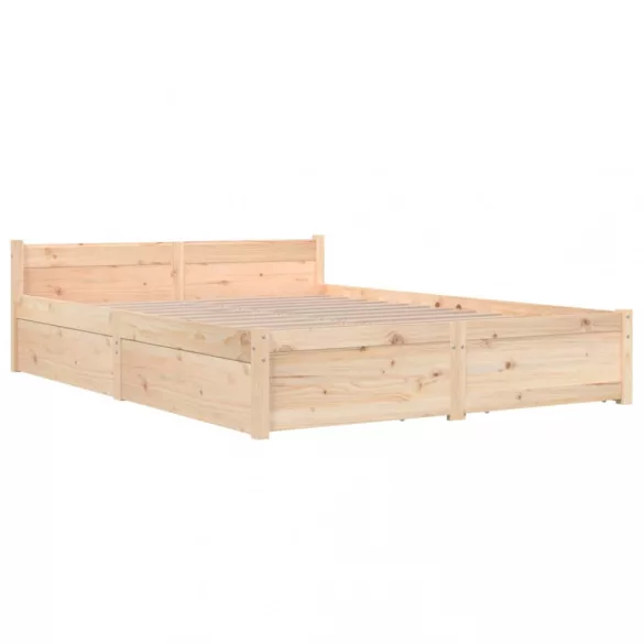 ágykeret fiókokkal 140 x 190 cm