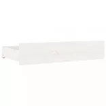 fehér ágykeret fiókokkal 180 x 200 cm (Super King)