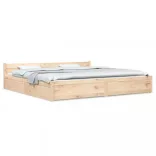 ágykeret fiókokkal 200x200 cm