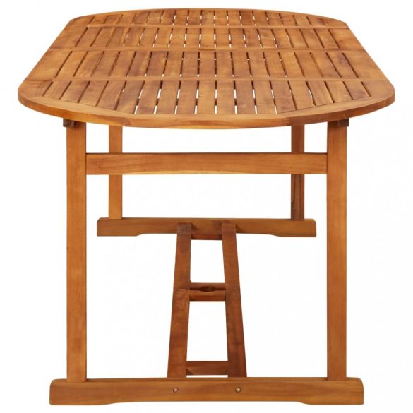 9 részes szürke kerti étkezőgarnitúra párnákkal