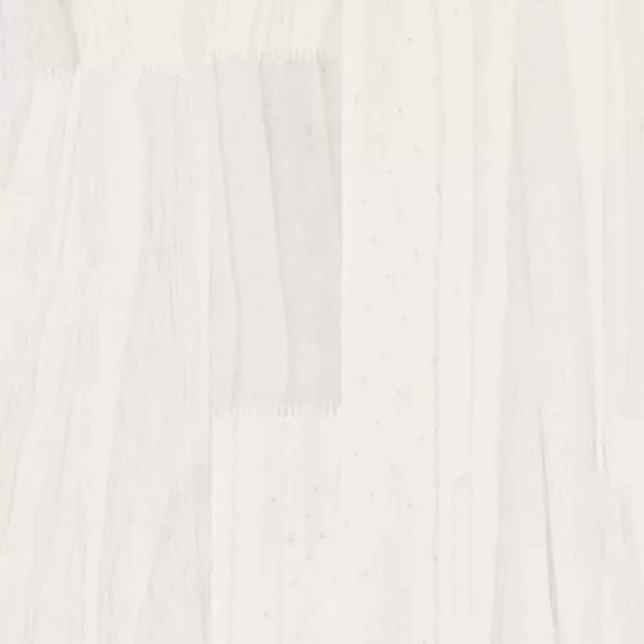 fehér tömör fenyőfa ágykeret 160 x 200 cm