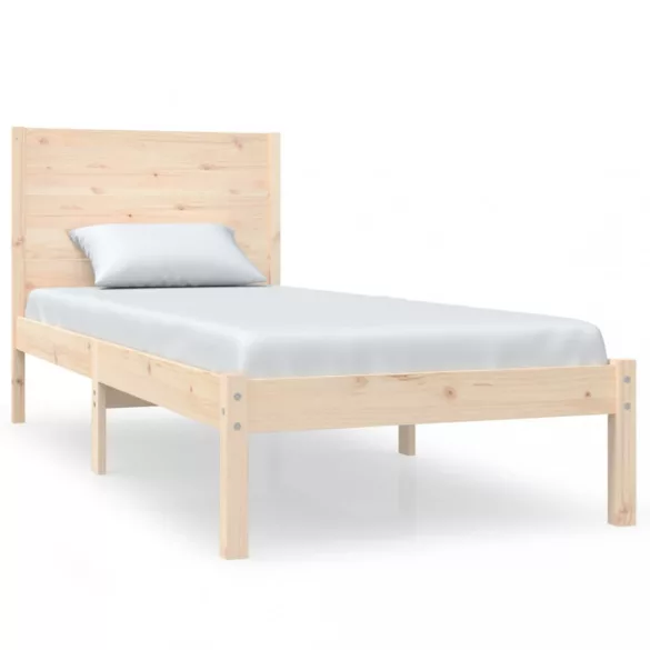 tömör fenyőfa ágy matrac nélkül 100 x 200 cm