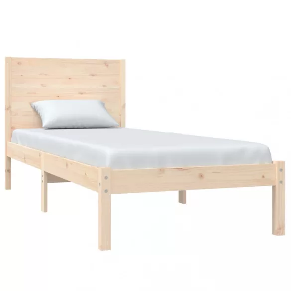 tömör fenyőfa ágy matrac nélkül 100 x 200 cm