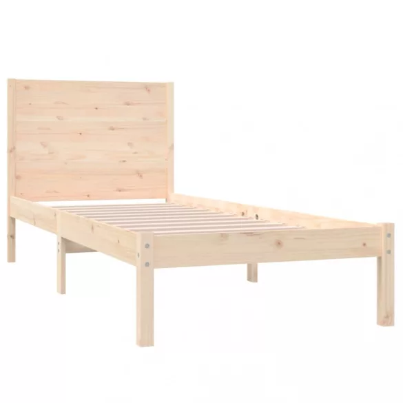 tömör fenyőfa ágy matrac nélkül 100 x 200 cm