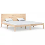 tömör fenyőfa ágy matrac nélkül 200 x 200 cm