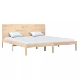 tömör fenyőfa ágy matrac nélkül 200 x 200 cm