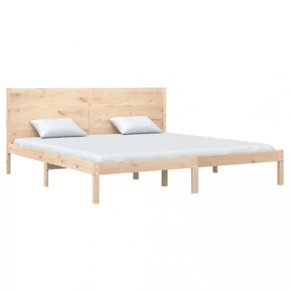 tömör fenyőfa ágy matrac nélkül 200 x 200 cm