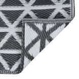 kültéri szőnyeg ARAKIL fekete 160x230 cm PP