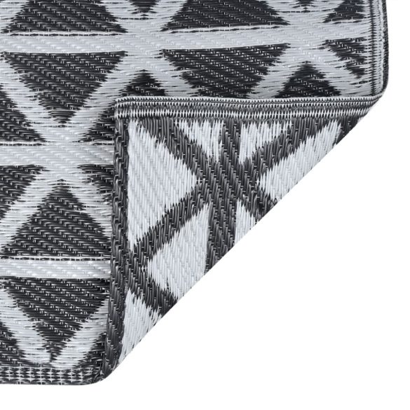 kültéri szőnyeg ARAKIL fekete 160x230 cm PP