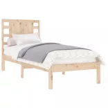 tömör fenyőfa ágy matrac nélkül 90 x 200 cm