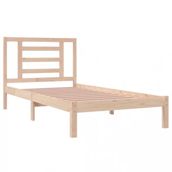 tömör fenyőfa ágykeret matrac nélkül 90 x 190 cm