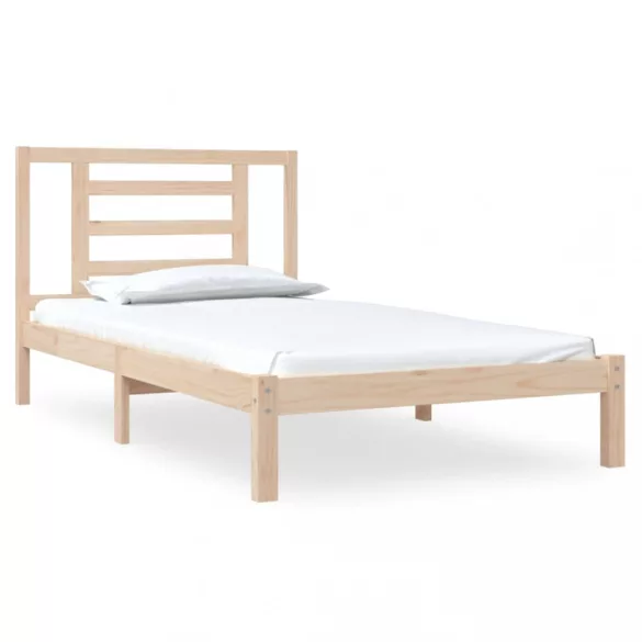 tömör fenyőfa ágy matrac nélkül 90 x 200 cm