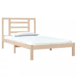 tömör fenyőfa ágy matrac nélkül 90 x 200 cm
