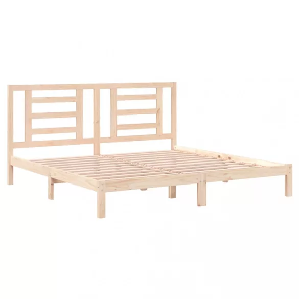 tömör fenyőfa ágy matrac nélkül 200 x 200 cm