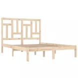 Double tömör fa ágykeret 135 x 190 cm