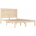 Double tömör fa ágykeret 135 x 190 cm