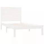 fehér tömör fa ágykeret 90 x 200 cm