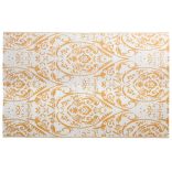 ARAKIL narancssárga-fehér PP kültéri szőnyeg 190 x 290 cm