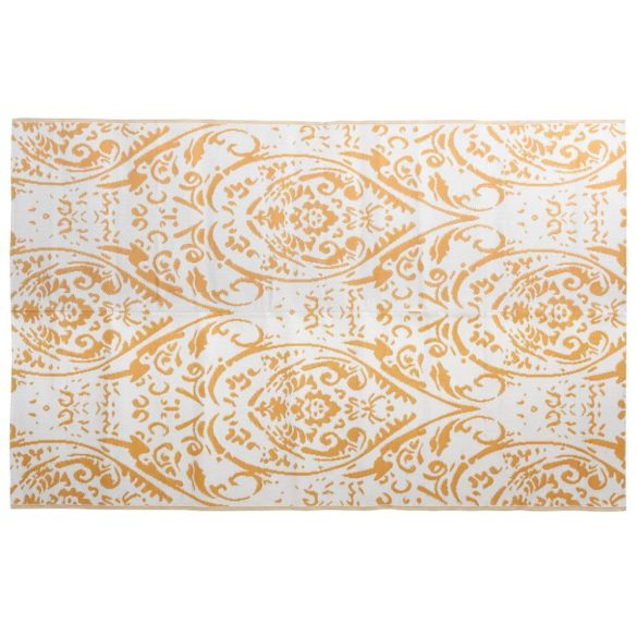 ARAKIL narancssárga-fehér PP kültéri szőnyeg 190 x 290 cm